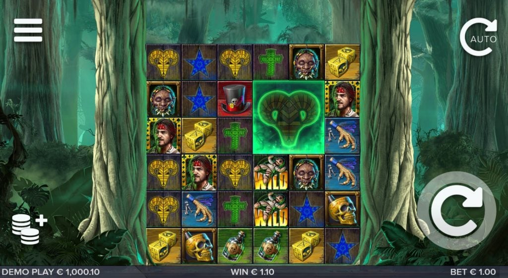 Voodoo Gold slot reels by Elk Studios